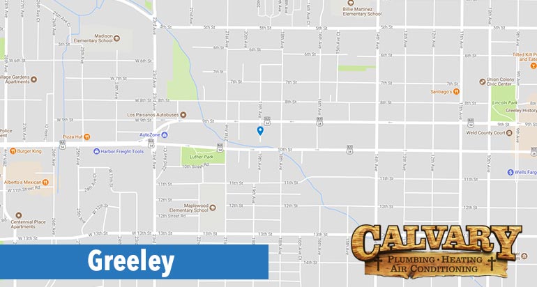calvary plumbing, heating and air conditioning services in Greeley colorado