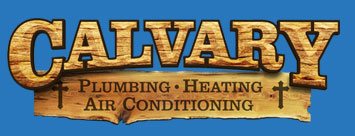 calvary plumbing and heating logo