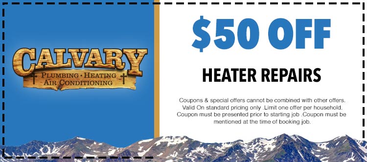 discount on heater repair services