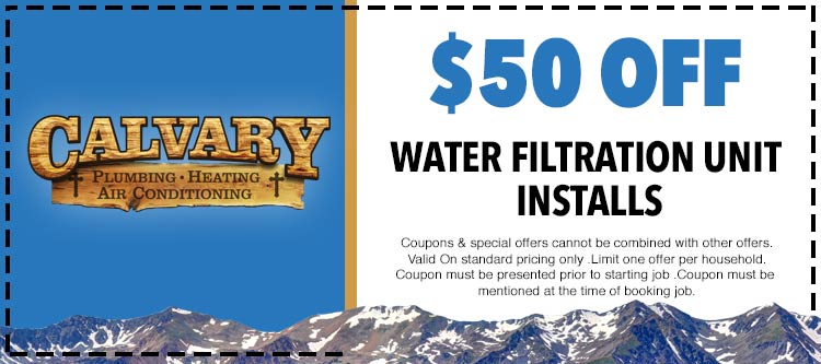 discount on filter unit installation